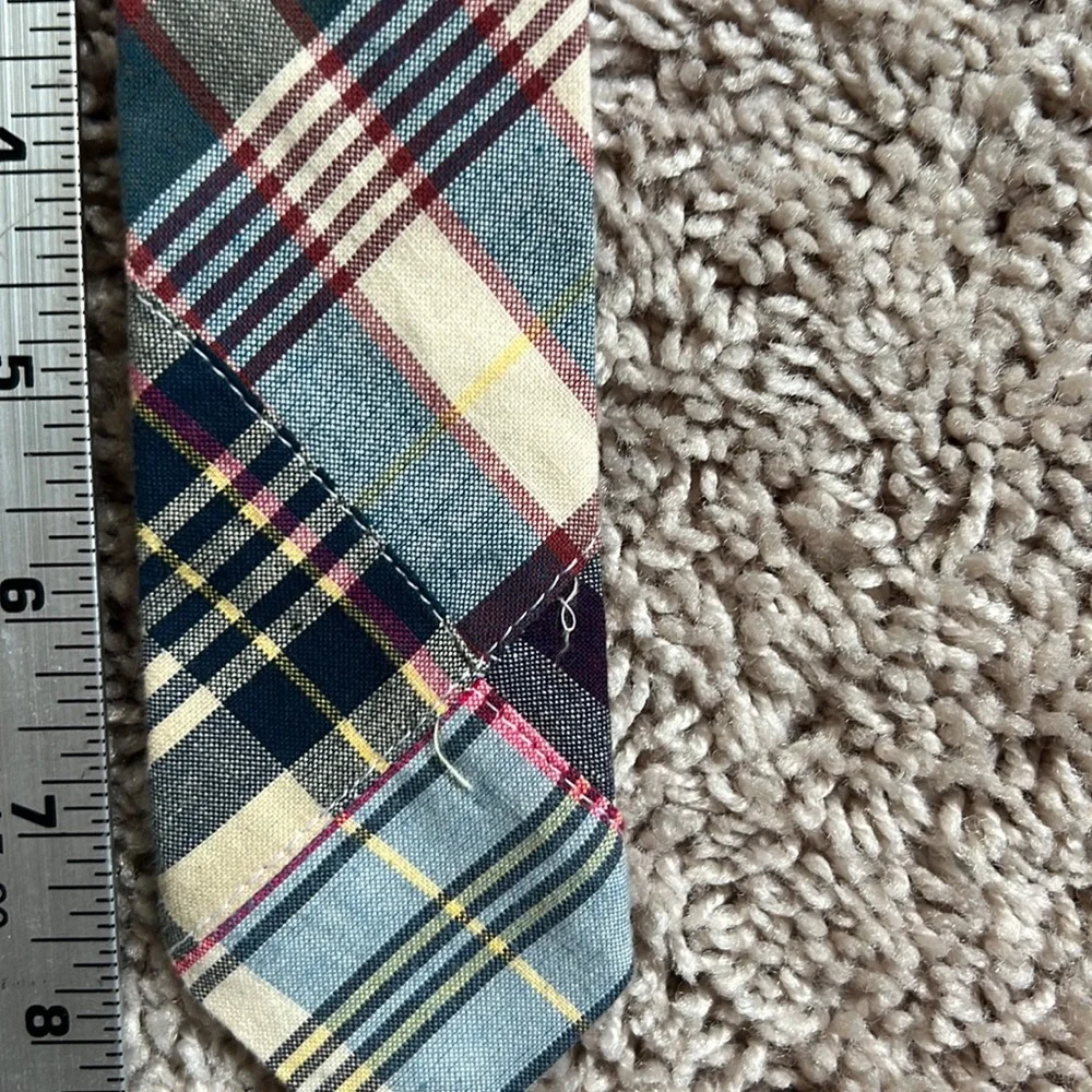 Kids Patchwork Clip On Tie